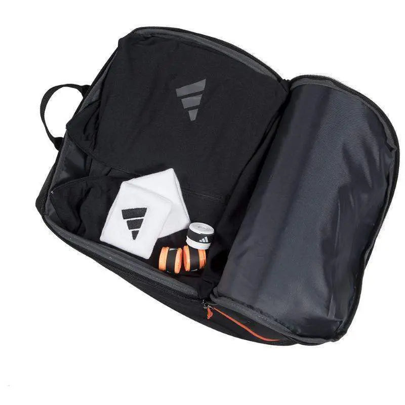 Mochila Adidas Protour 3.3 Negro Naranja Pádel Elite