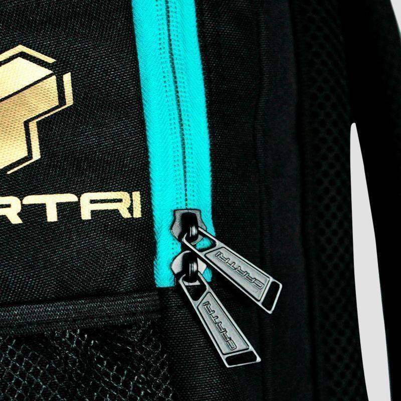 Mochila Cartri Neferu Negro Oro Pádel Elite