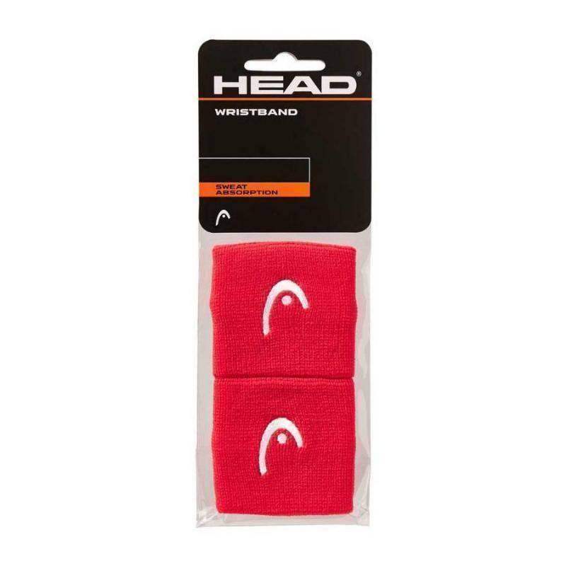 Muñequeras Head Rojo 2.5 Pádel Élite