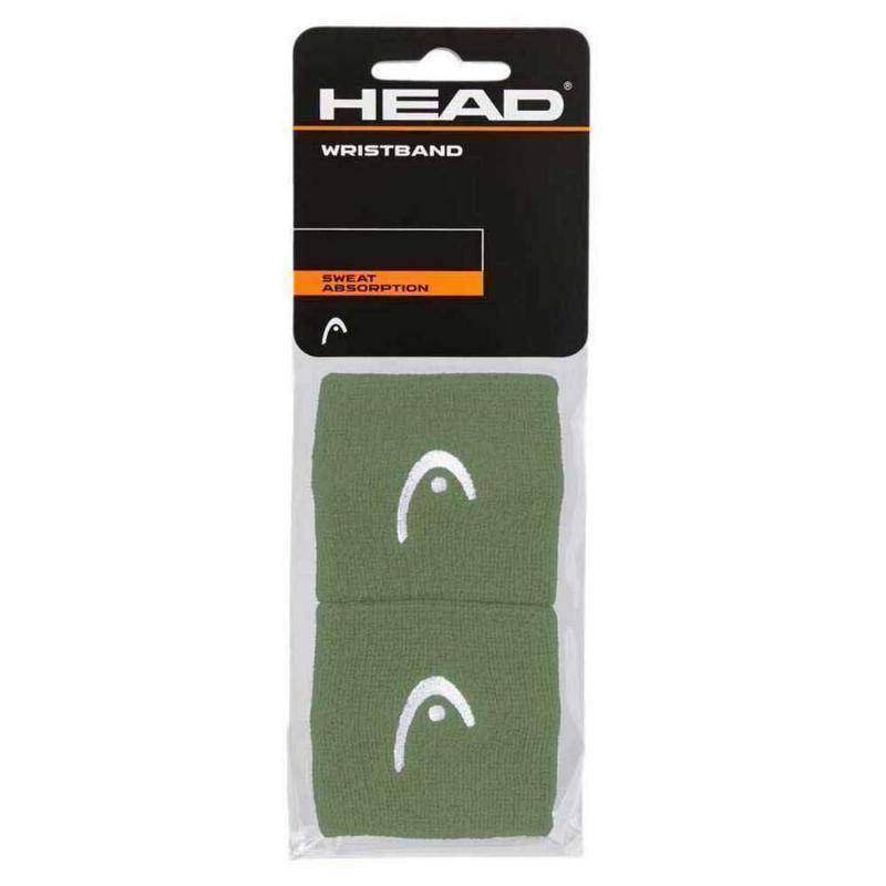 Muñequeras Head Verde Claro 2.5 Pádel Élite