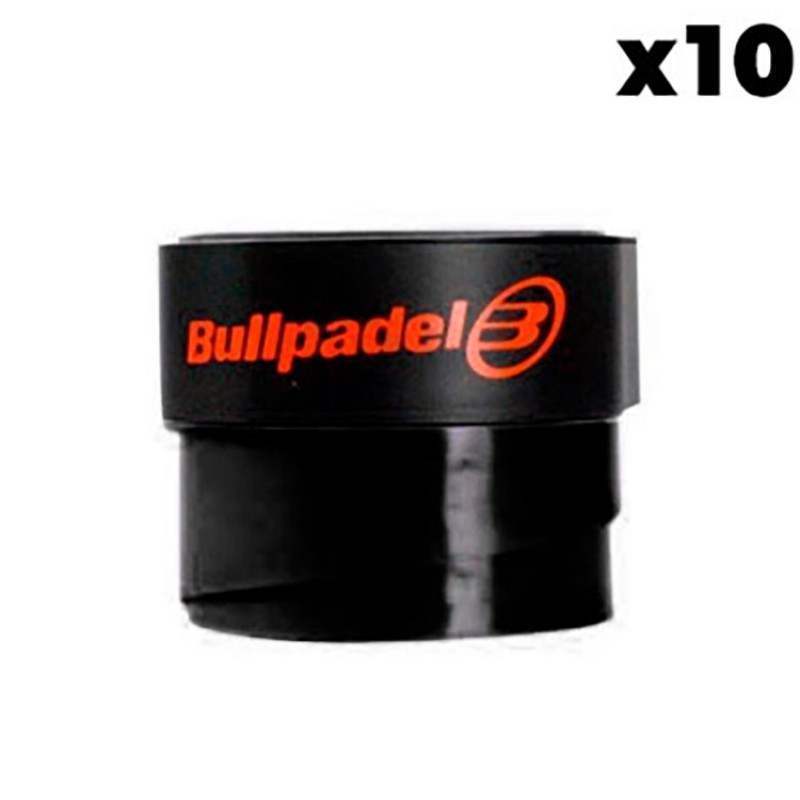 Overgrips Bullpadel Negro Liso 10 Unidades Pádel Élite