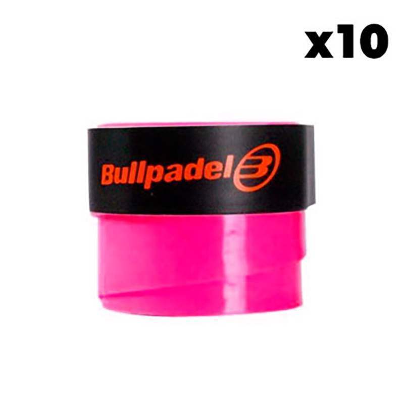 Overgrips Bullpadel Rosa Liso 10 Unidades Pádel Élite