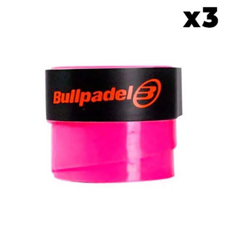 Overgrips Bullpadel Rosa Liso 3 Unidades Pádel Élite