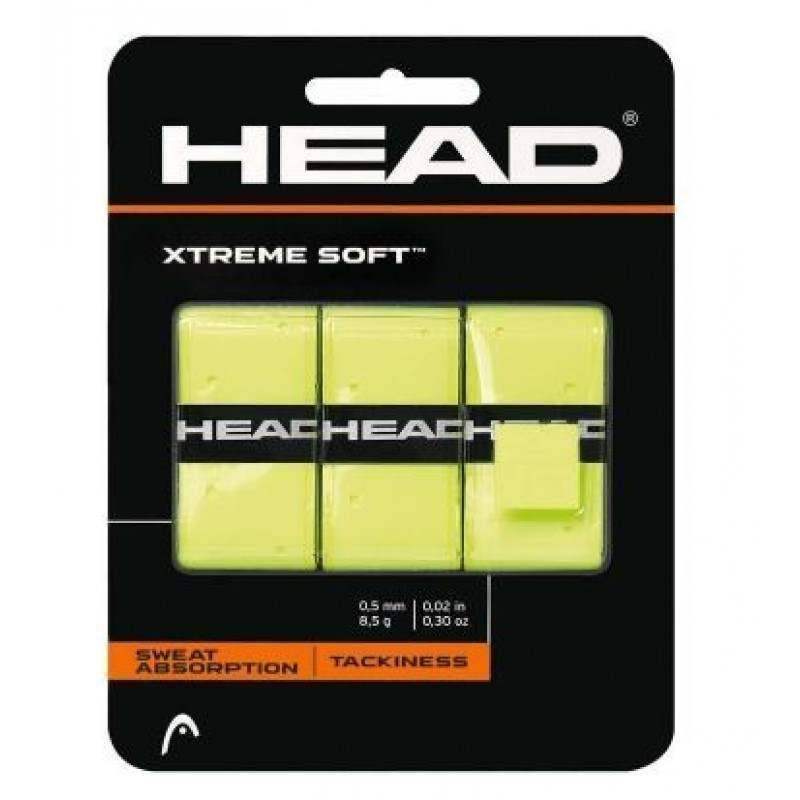 Overgrips Head Xtreme Soft Amarillo 3 Unidades Pádel Elite