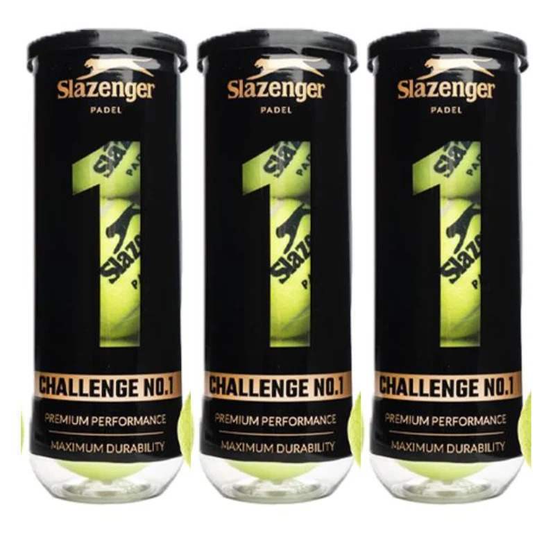 Pack de 3 Botes de Pelotas Slazenger Challenge 1 Pádel Élite