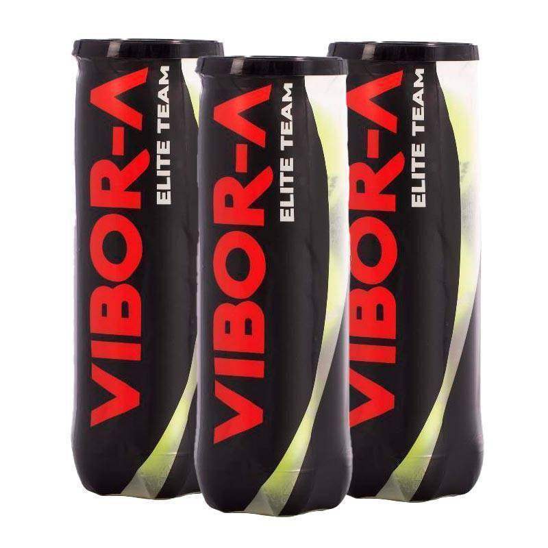 Pack de 3 Botes de Pelotas Vibora Elite Team Pádel Élite