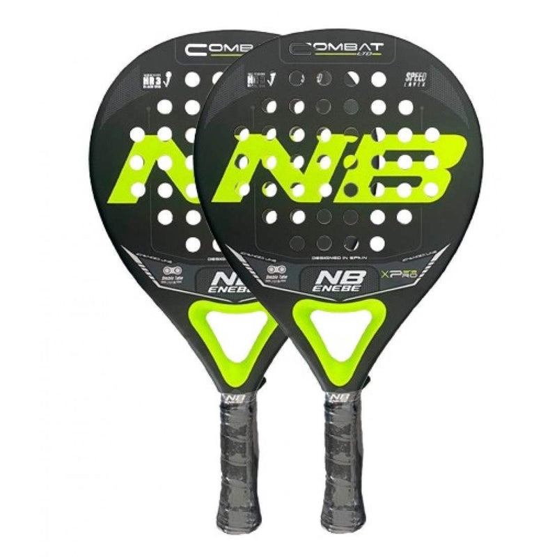 Pack Pala Enebe Combat Amarillo X2 Pádel Elite