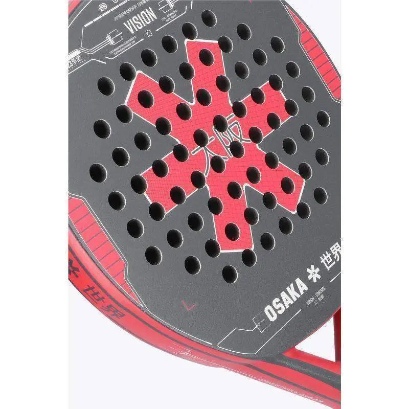 Pala Osaka Vision Negro Rojo Pádel Elite