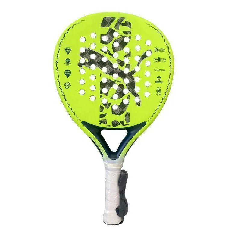 Pala Puma Solar Attack RN Amarillo Marino Pádel Elite