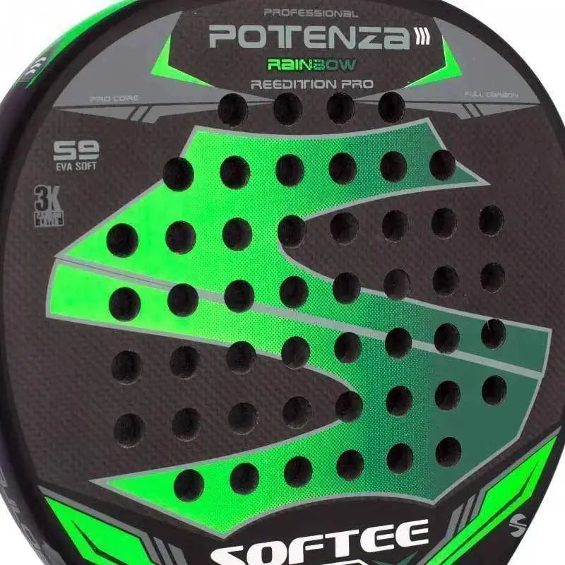 Pala Softee Potenza Rainbow Verde Pádel Elite