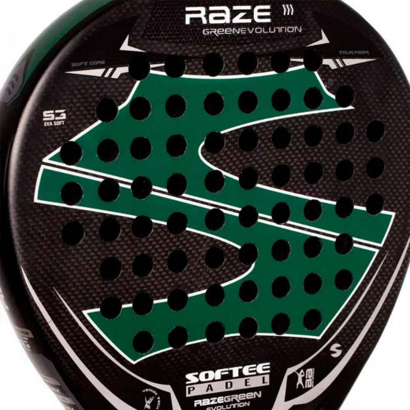 Pala Softee Raze Evolution Verde Carbono Pádel Élite