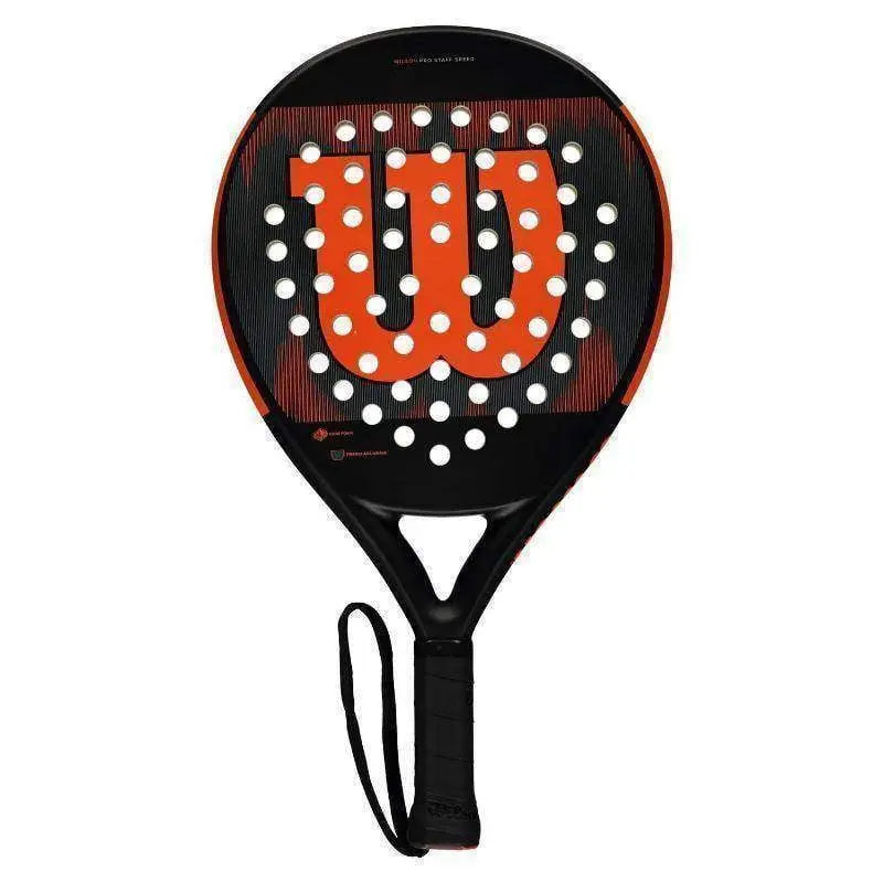 Pala Wilson Pro Staff Speed Negro Naranja Pádel Elite