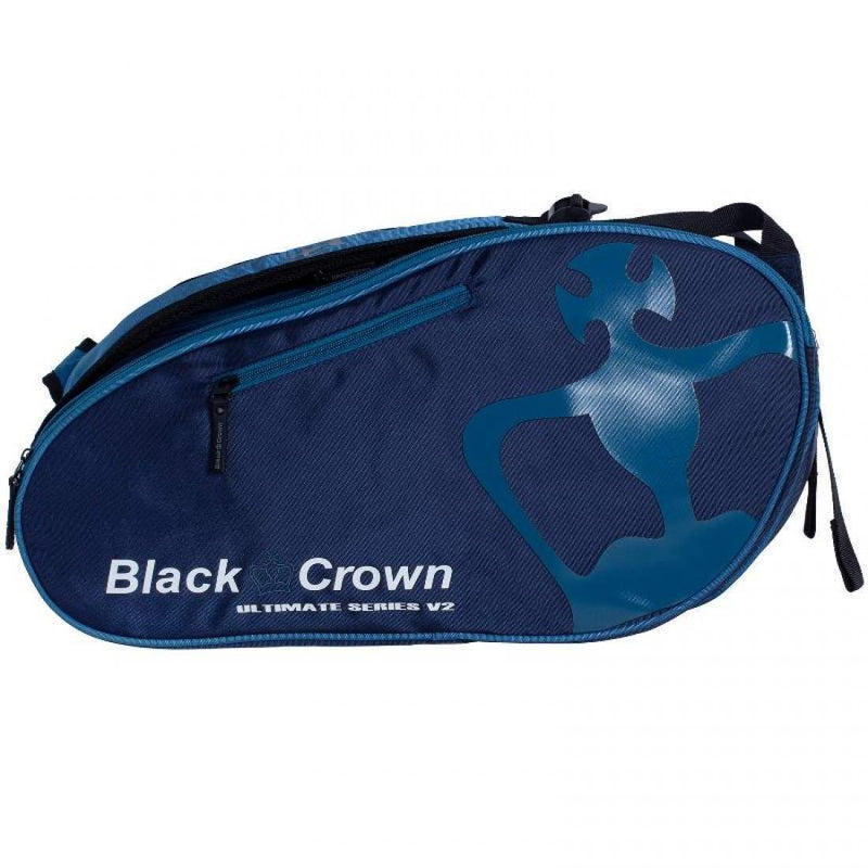 Paletero Black Crown Ultimate Series V2 Azul Marino Celeste Pádel Élite