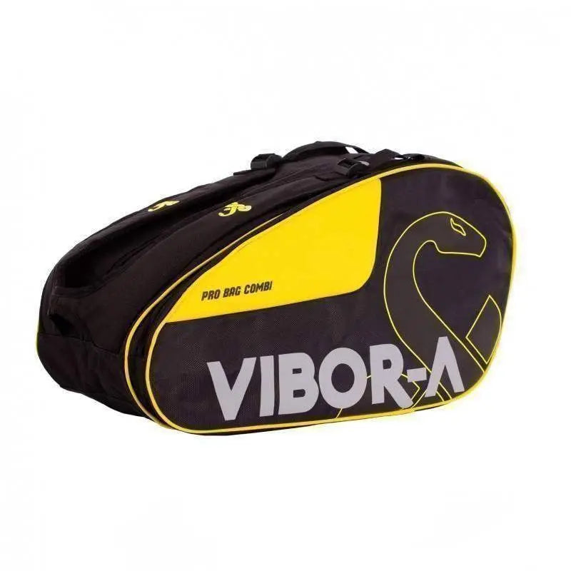 Paletero Vibora Pro Bag Combi Negro Amarillo Pádel Elite