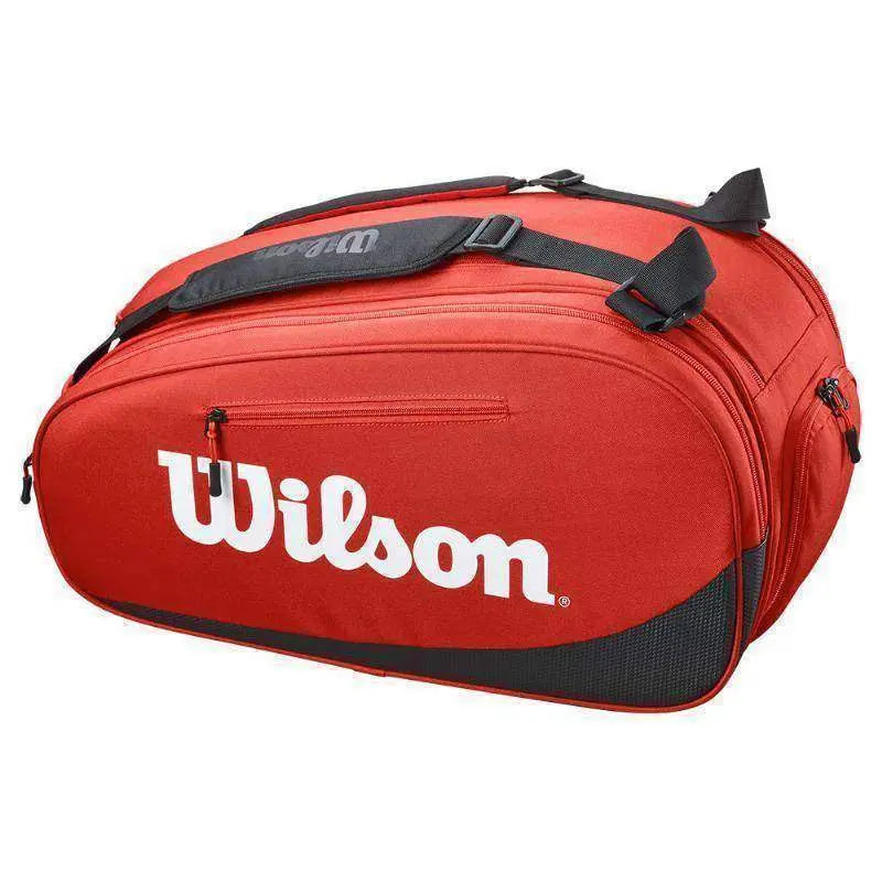 Paletero Wilson Tour Rojo Negro Pádel Elite