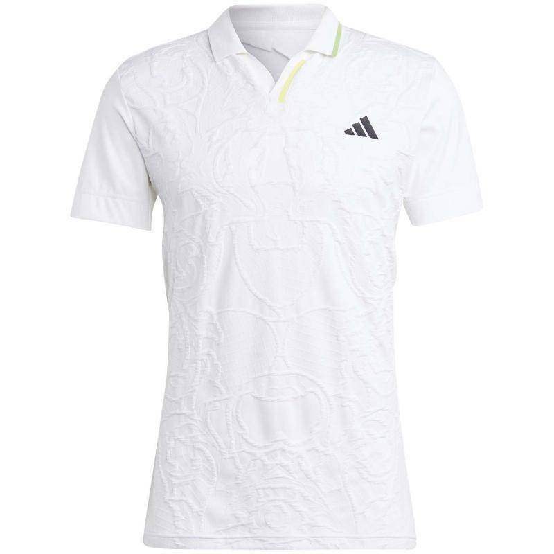 Polo Adidas Aeroready Freelift Pro Blanco Pádel Élite