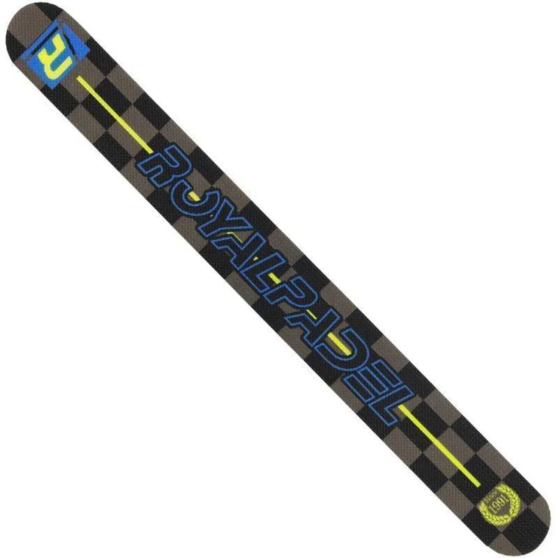 Protector Royal Padel Negro Logo Azul Pádel Élite