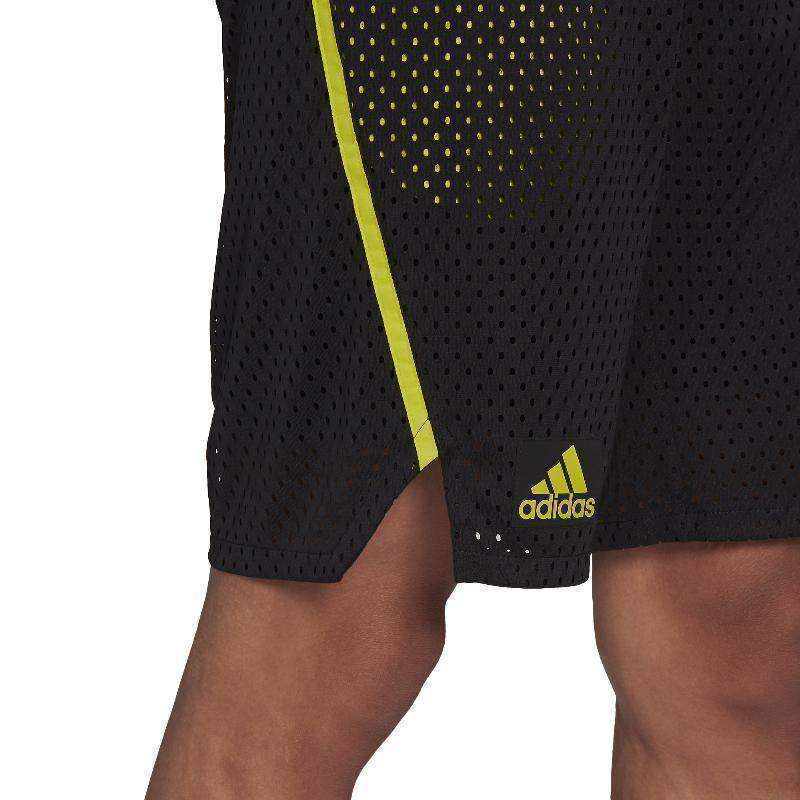 Short Adidas 2 IN 1 Primeblue Negro Amarillo Pádel Élite