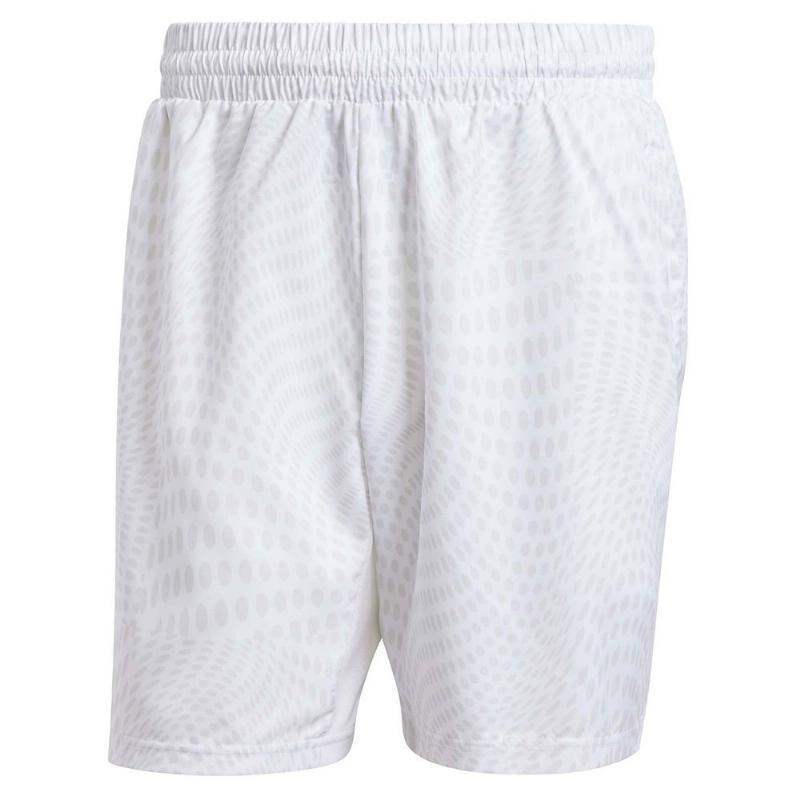 Short Adidas Club Graphic Blanco Gris Pádel Élite