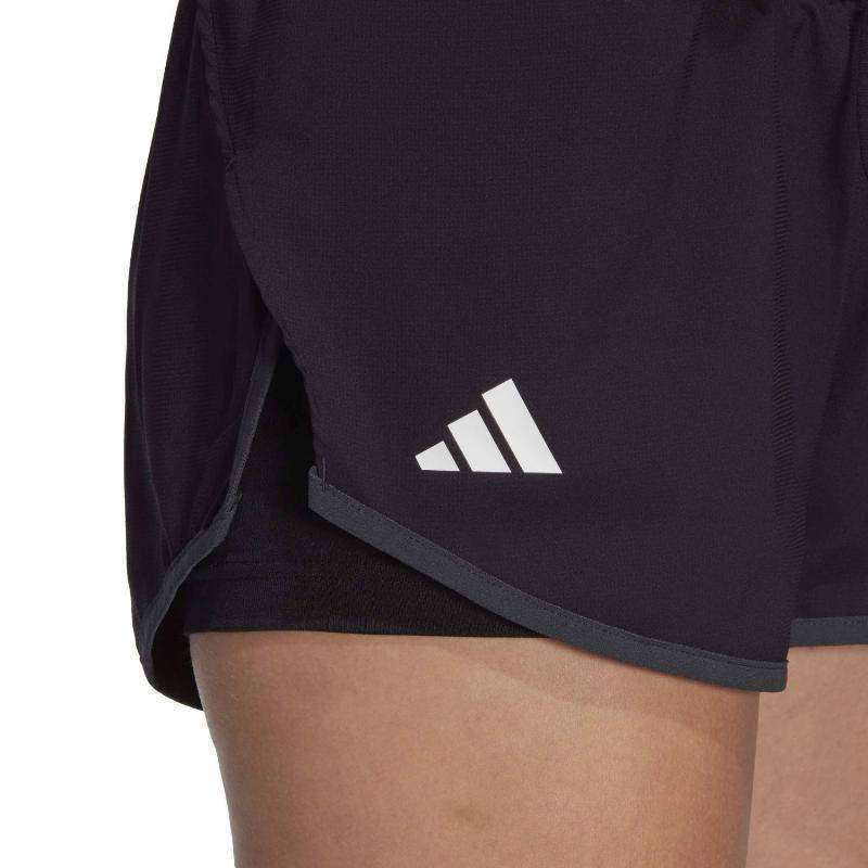 Short Adidas Club Negro Gris Mujer Pádel Élite