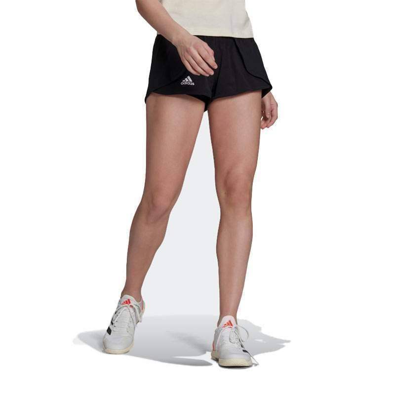 Short Adidas Match Aero Ready Negro Mujer Pádel Élite