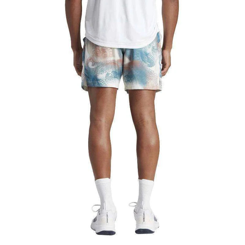 Short Adidas Printed Ergo Blanco Artic Pádel Élite