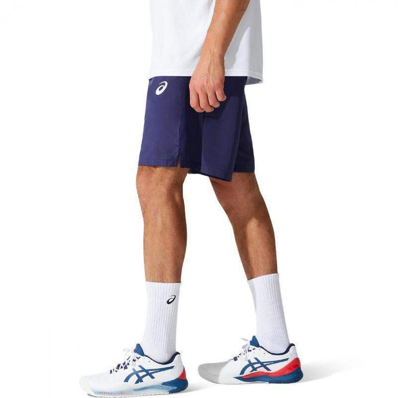 Short Asics Court 9In Azul Peacoat Pádel Élite