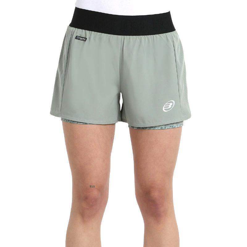 Short Bullpadel Breca Eucalipto Mujer Pádel Élite