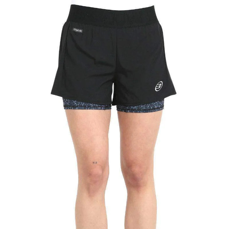 Short Bullpadel Breca Negro Mujer Pádel Élite