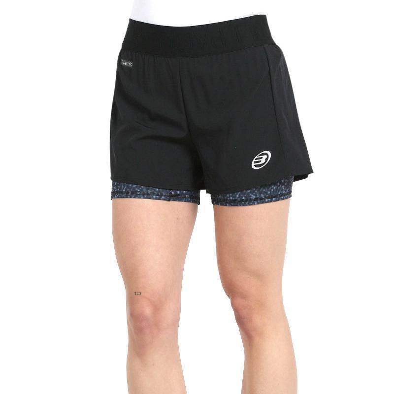 Short Bullpadel Breca Negro Mujer Pádel Élite