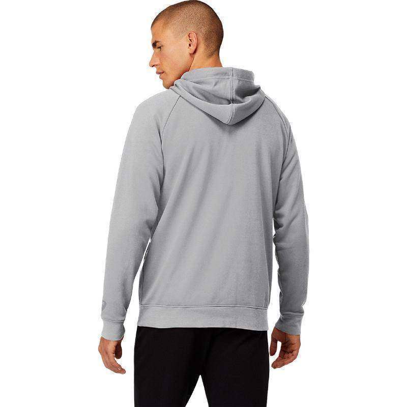 Sudadera Asics Performance Logo Grande Gris Claro Pádel Élite