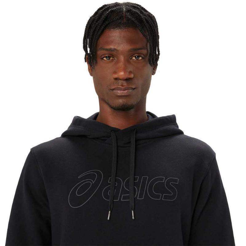 Sudadera Asics Performance Negro Gris Pádel Élite