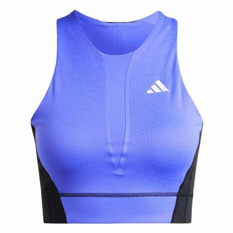 Top Adidas Pro Azul Cobalto Negro Mujer | Adidas Pádel Élite