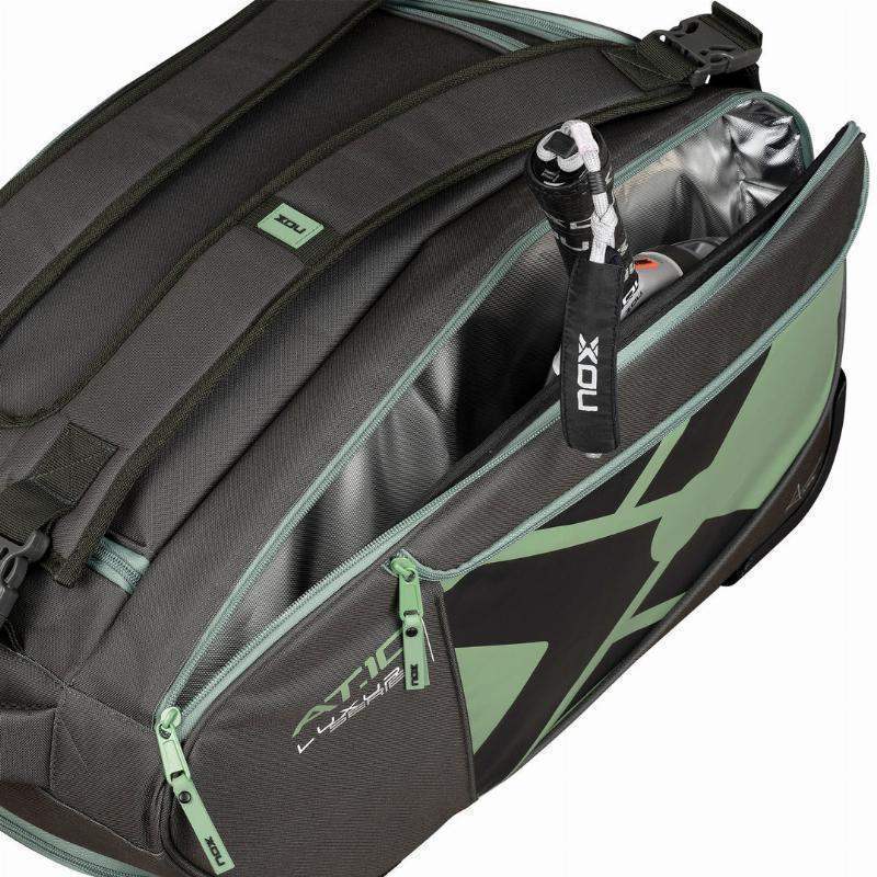 Trolley Nox AT10 Competition Negro Verde Pádel Elite