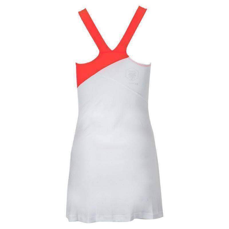 Vestido Asics Club Blanco Diva Pink Pádel Élite