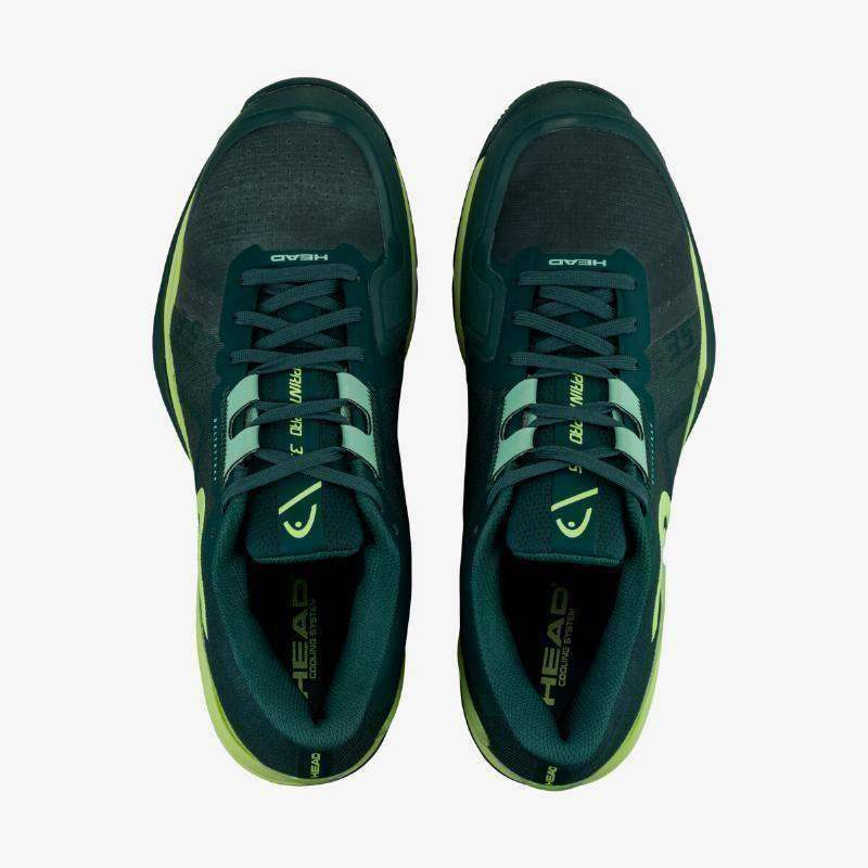 Zapatillas Head Sprint Pro 3.5 Clay Verde Oscuro Pádel Élite