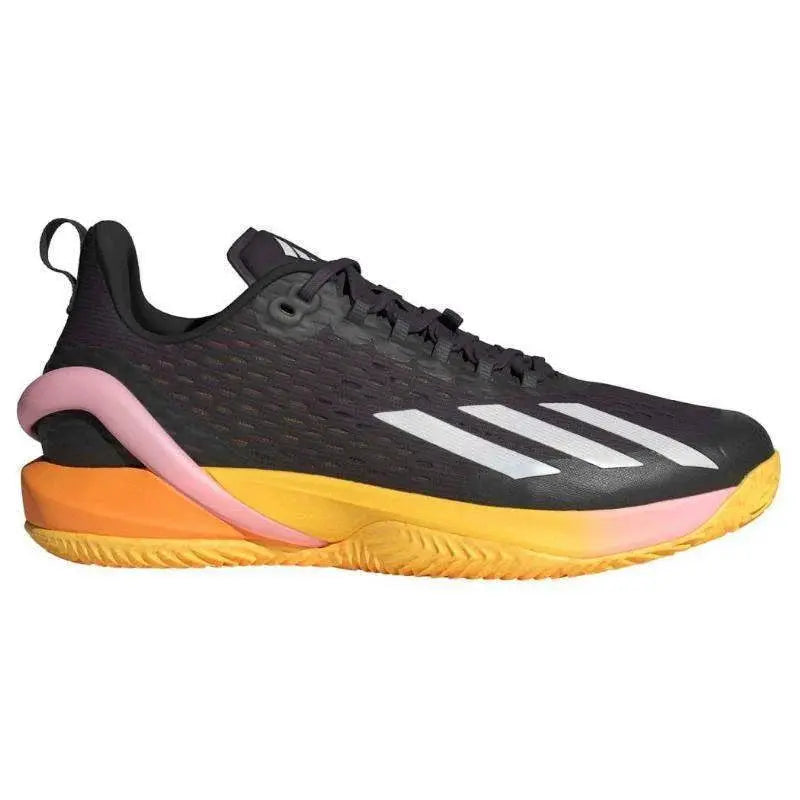 Zapatillas Adidas Adizero Cybersonic Negro Plata Naranja Pádel Elite