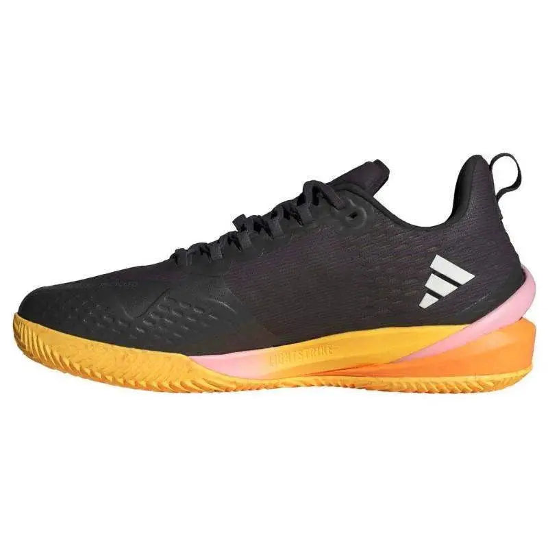 Zapatillas Adidas Adizero Cybersonic Negro Plata Naranja Pádel Elite