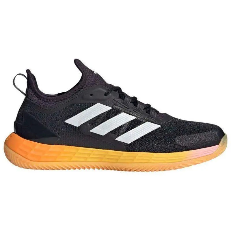 Zapatillas Adidas Adizero Ubersonic 4.1 Clay Negro Plata Naranja Mujer Pádel Elite