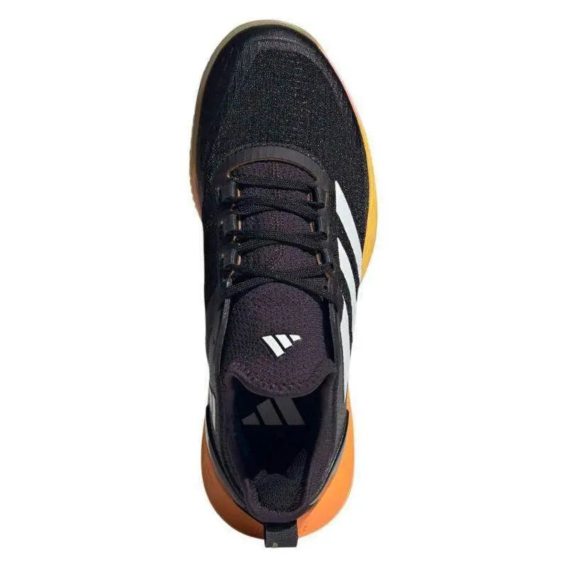 Zapatillas Adidas Adizero Ubersonic 4.1 Clay Negro Plata Naranja Mujer Pádel Elite