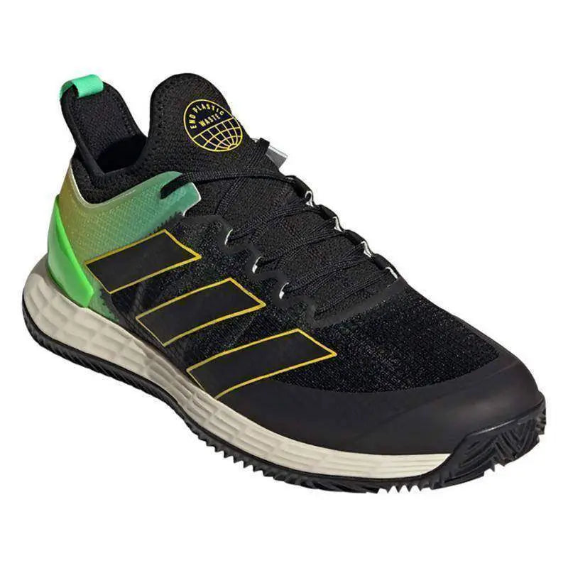 Zapatillas Adidas Adizero Ubersonic 4 Clay Core Negro Amarillo Pádel Elite