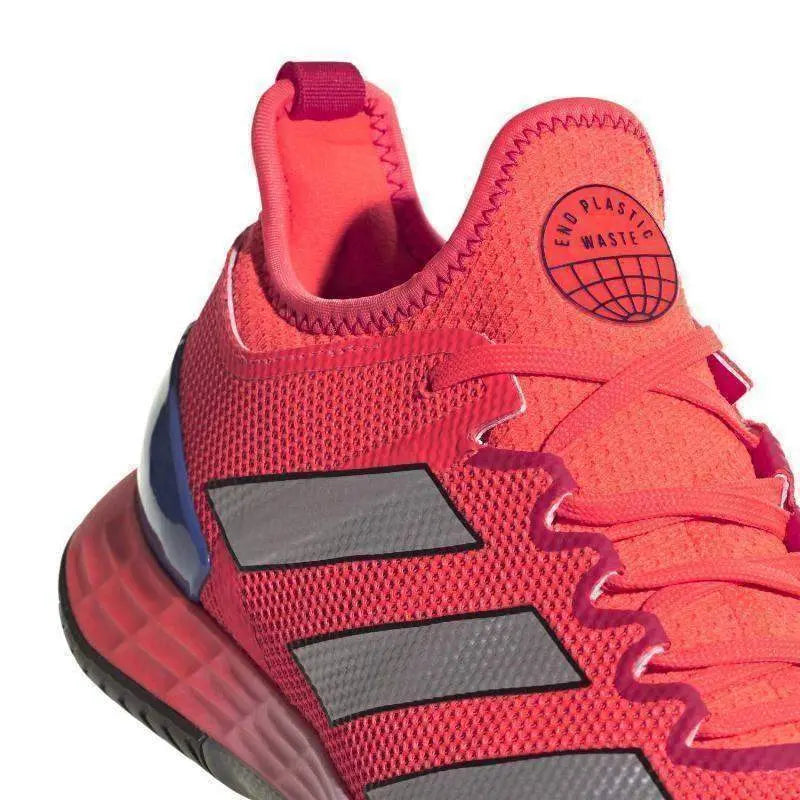 Zapatillas Adidas Adizero Ubersonic 4 Rojo Solar Plata Pádel Elite