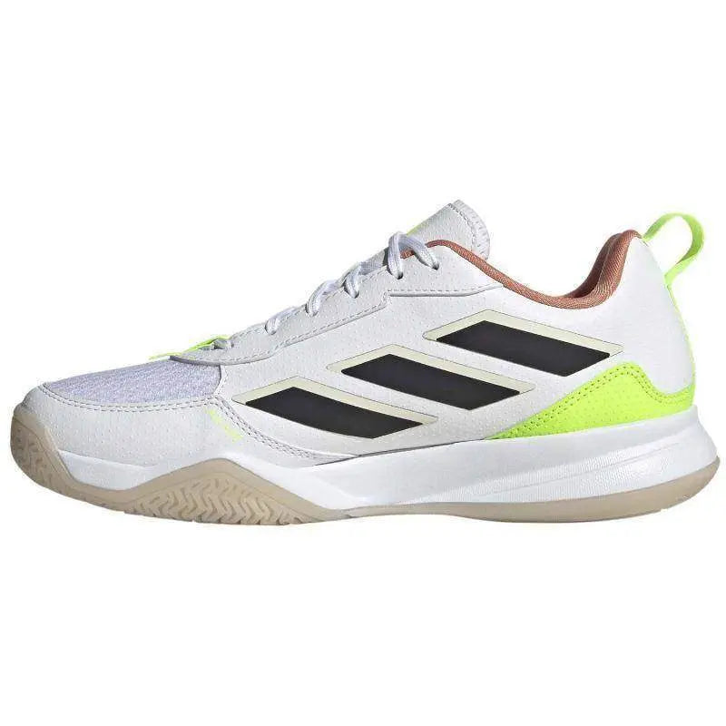 Zapatillas Adidas AvaFlash Blanco Limon Neon Mujer Pádel Elite