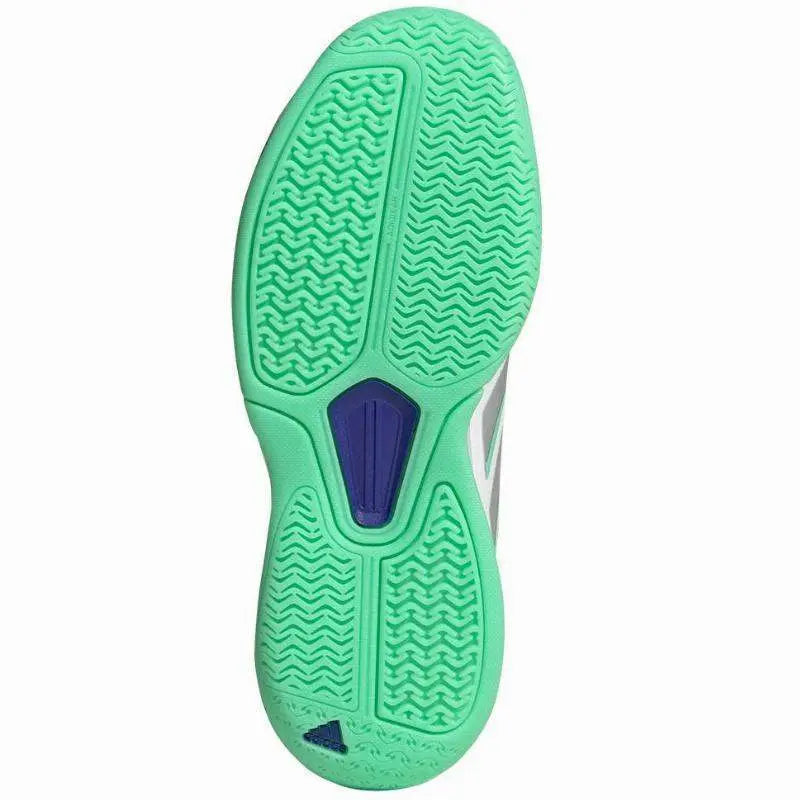 Zapatillas Adidas AvaFlash Blanco Plata Menta Mujer Pádel Elite