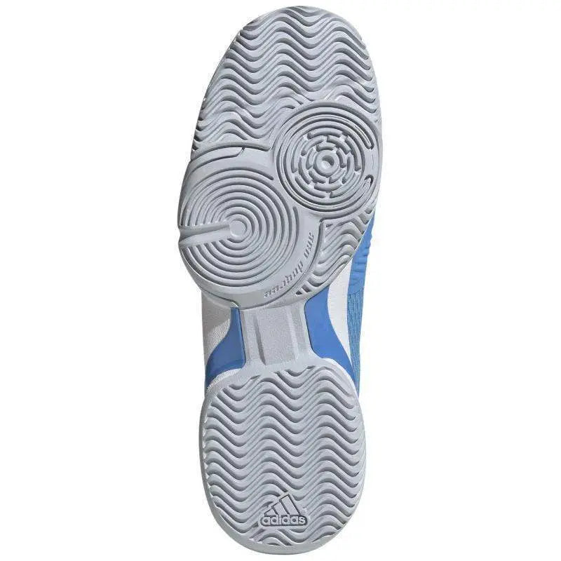 Zapatillas Adidas Barricade Azul Blanco Junior Pádel Elite