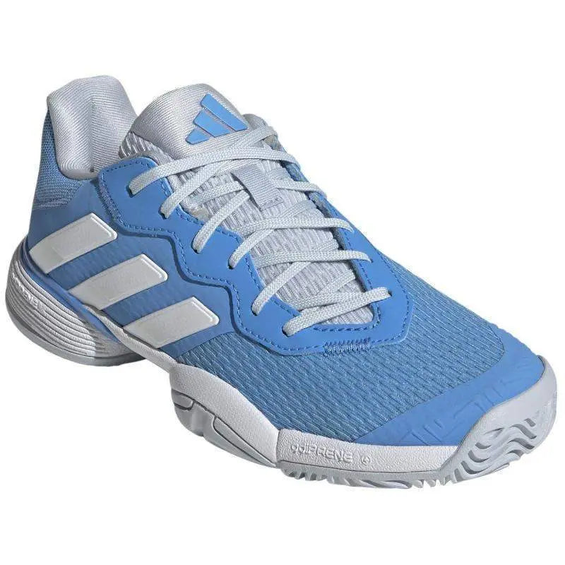 Zapatillas Adidas Barricade Azul Blanco Junior Pádel Elite