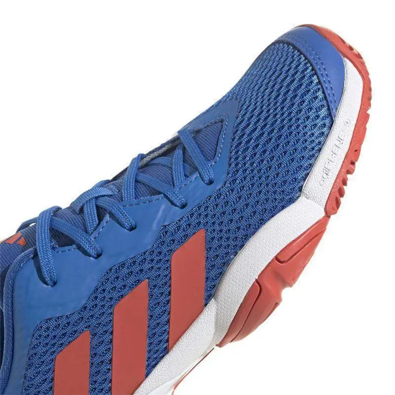 Zapatillas Adidas Barricade Azul Royal Rojo Junior Pádel Elite