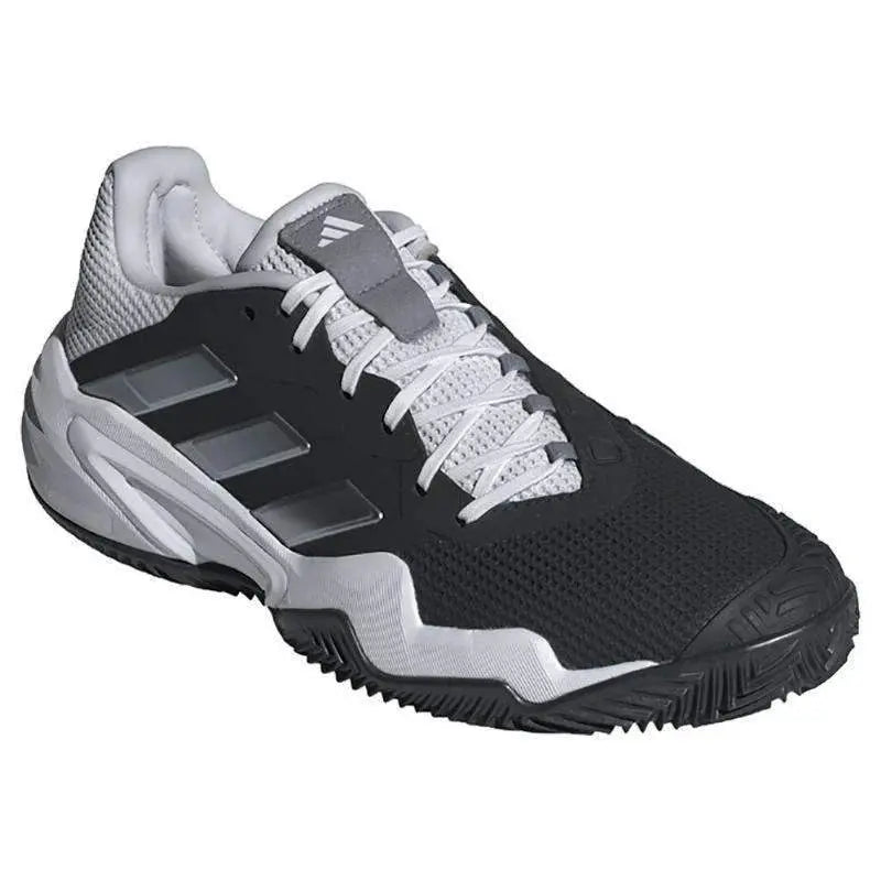 Zapatillas Adidas Barricade Clay Negro Blanco Gris Pádel Elite