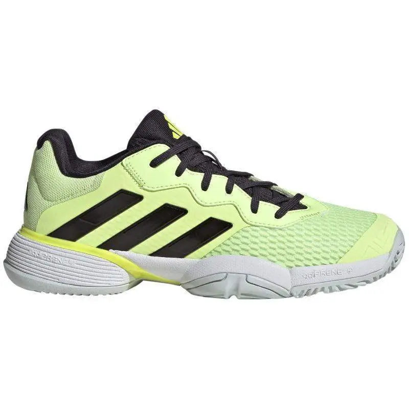 Zapatillas Adidas Barricade Verde Fluor Negro Junior Pádel Elite