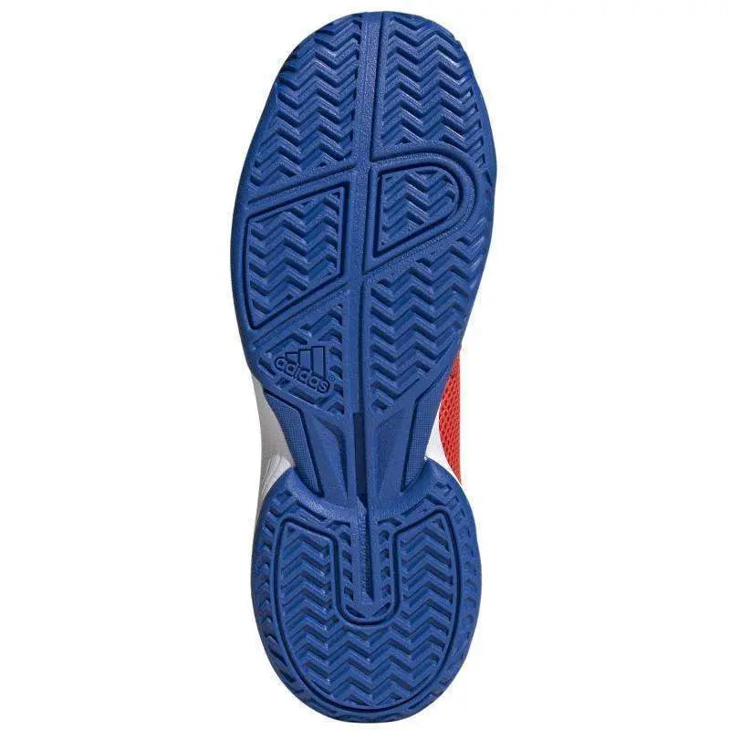 Zapatillas Adidas Courtflash Rojo Azul Junior Pádel Elite